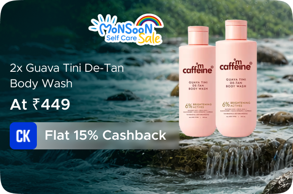 mCaffeine: Buy 2 X Guava Tini De-Tan Body Wash - 300